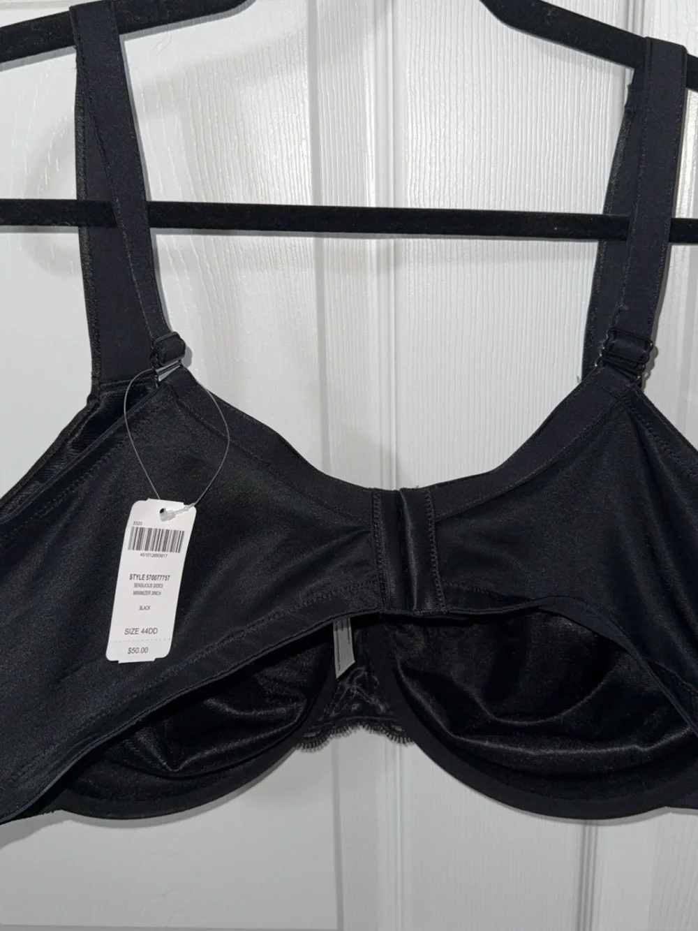 SOMA Full-Coverage Black Underwire Bra